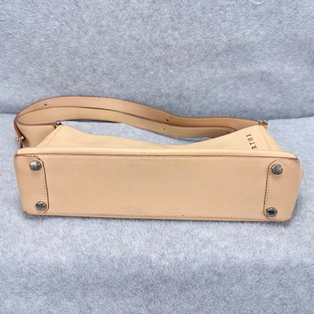 Lamarthe Shoulder Bag Womens Small Tan Leather Baguette Vintage - Picture 9 of 16